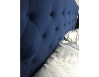 Čalúnená manželská posteľ s roštom Aspen Velvet 160 - granátová