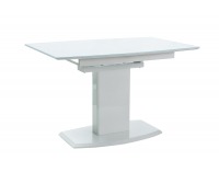Rozkladací jedálenský stôl Austin - biela / biely lak