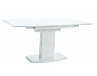 Rozkladací jedálenský stôl Austin - biela / biely lak