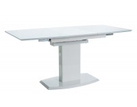 Rozkladací jedálenský stôl Austin - biela / biely lak