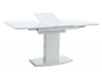 Rozkladací jedálenský stôl Austin - biela / biely lak