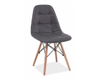 Jedálenská stolička Axel - šedá