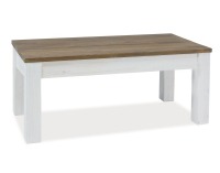 Jedálenský stôl z masívu Beskid 180 - orech / biela borovica