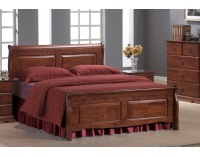 Rustikálna manželská posteľ s roštom Boston 180 - čerešna antická