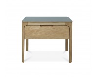 Nočný stolík Como - jadrový buk / fólia Fenix