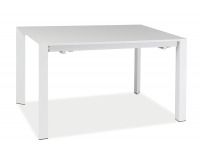 Rozkladací jedálenský stôl Lugano - biely lak