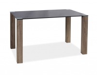 Jedálenský stôl Orso - dub sonoma / čierna