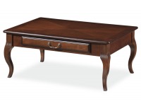 Rustikálny konferenčný stolík Padova B - orech tmavý