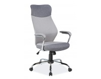 Kancelárska stolička s podrúčkami Q-319 - sivá
