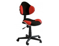 Kancelárska stolička Q-G2 - červená / čierna