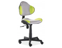 Kancelárska stolička Q-G2 - zelená / sivá