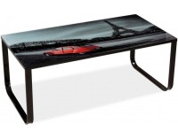 Konferenčný stolík Taxi II - čierna / Paríž