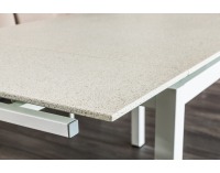 Rozkladací jedálenský stôl Turin - biela