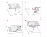 Granitový kuchynský drez so sifónom Siven 55 58x49 cm - grafit
