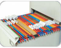 Kovová kartotéková skriňa SK-A4/4 - svetlosivá