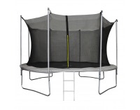 Trampolína Skyper 427 cm - čierna / sivá