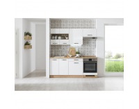 Kuchynská linka Smile 200 - dub arlington / biela artic matná