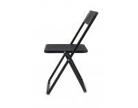 Skladacia stolička Smily - čierna