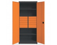 Skriňa na náradie SN880/S1 - grafit / oranžová