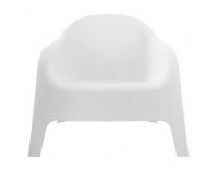 Záhradné stohovateľné kreslo Sokra New - biela