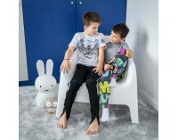 Záhradné stohovateľné kreslo Sokra New - biela