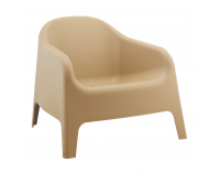 Záhradné stohovateľné kreslo Sokra New - hnedá