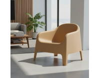 Záhradné stohovateľné kreslo Sokra New - hnedá