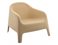 Záhradné stohovateľné kreslo Sokra New - hnedá