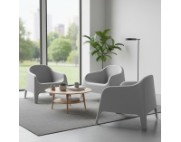 Záhradné stohovateľné kreslo Sokra New - sivá