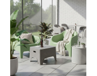 Záhradné stohovateľné kreslo Sokra New - zelená