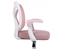 Kancelárska stolička Solari - ružová / biela