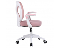 Kancelárska stolička Solari - ružová / biela
