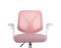 Kancelárska stolička Solari - ružová / biela