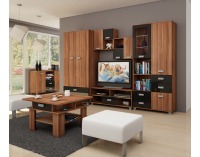 Študentská izba Solo - slivka / čierny lesk