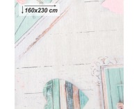 Koberec Sonil 160x230 cm - krémová / vintage vzor