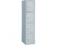 Boxová šatňová skriňa SP400-004 - svetlosivá