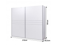 Spálňa Ikomo - biela