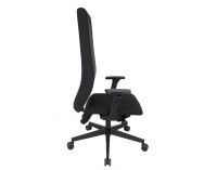 Kancelárska stolička s podrúčkami Starmit B - čierna