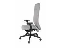 Kancelárska stolička s podrúčkami Starmit B - sivá (Medley 05) / čierna