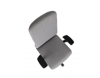 Kancelárska stolička s podrúčkami Starmit B - sivá (Medley 05) / čierna