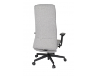 Kancelárska stolička s podrúčkami Starmit B - sivá (Medley 05) / čierna