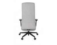 Kancelárska stolička s podrúčkami Starmit B - sivá (Medley 05) / čierna