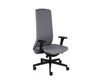 Kancelárska stolička s podrúčkami Starmit B - sivá (Note 05) / čierna