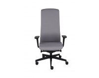 Kancelárska stolička s podrúčkami Starmit B - sivá (Note 05) / čierna