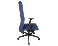 Kancelárska stolička s podrúčkami Starmit B - tmavomodrá / čierna
