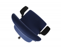 Kancelárska stolička s podrúčkami Starmit B - tmavomodrá / čierna