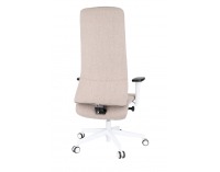 Kancelárska stolička s podrúčkami Starmit W - svetlohnedá / biela