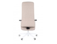 Kancelárska stolička s podrúčkami Starmit W - svetlohnedá / biela