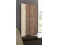 Šatníková skriňa Stella STE-05 2D - craft tobaco / krémová