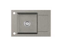 Granitový kuchynský drez Stema 61,5x43,5 cm - sivá